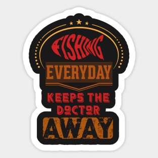 Fishing Everyday Sticker